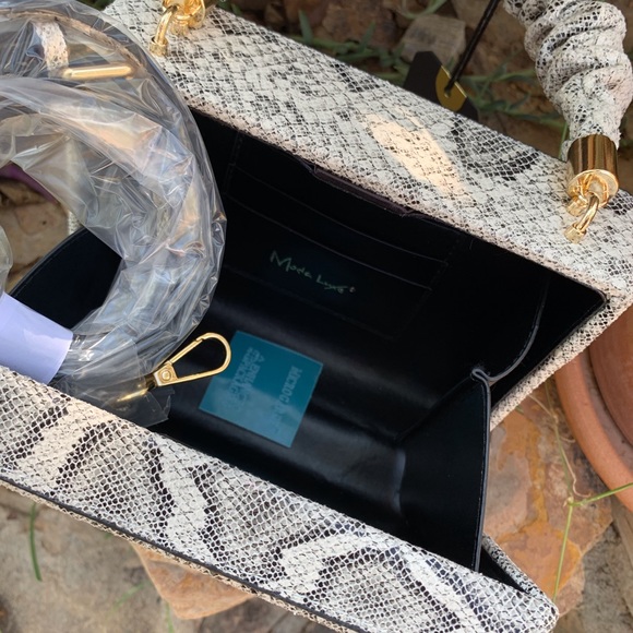 Snakeprint Moda Luxe KAIA Crossbody Bag NWT - Picture 8 of 10